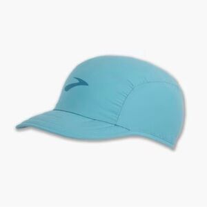 NWT! Brooks Running Lightweight Packable Hat Aqua Blue - One Size Fits All